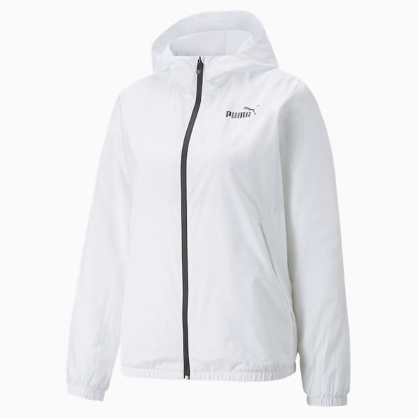 Chamarra Mujer Essentials Solid Windbreaker, Puma White, extralarge