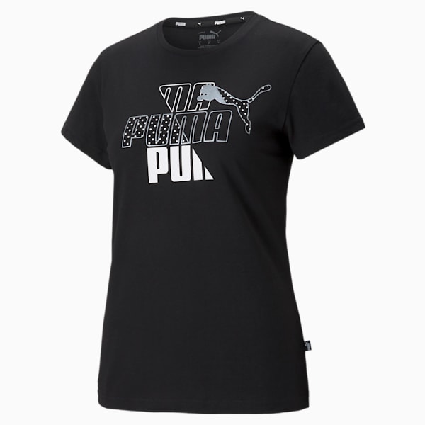 PUMA Graphic Women's T-Shirt, Puma Black, extralarge-IND