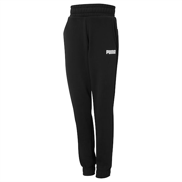 Youth Knitted Regular Fit Sweatpants, Puma Black, extralarge-AUS