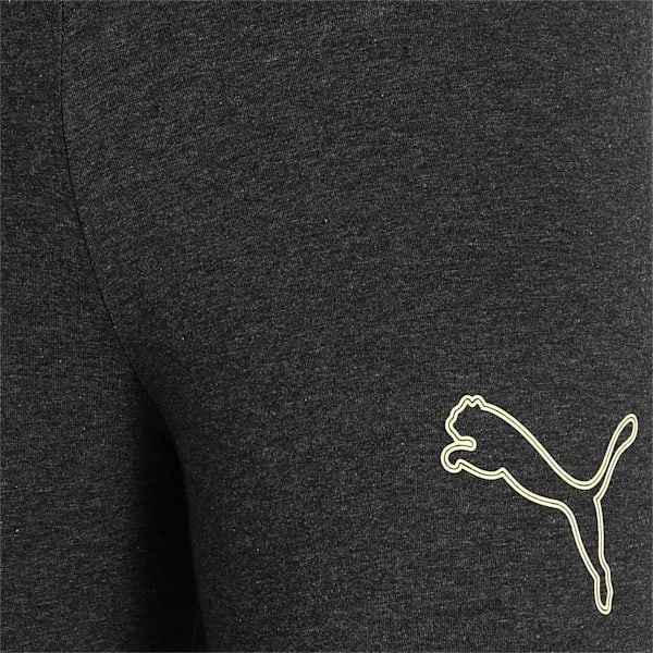 PUMA Graphic Women's Tights, Dark Gray Heather, extralarge-IND