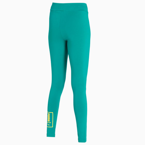 PUMA Graphic Women's Tights, Parasailing, extralarge-IND