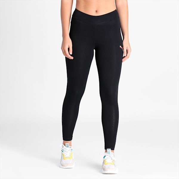 PUMA Graphic Women's Tights, Puma Black, extralarge-IND