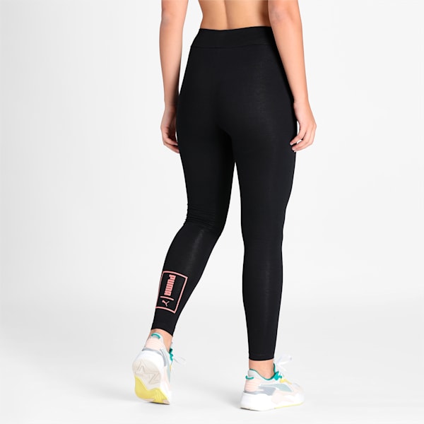 Graphic Women's Tights, Puma Black, extralarge-IND