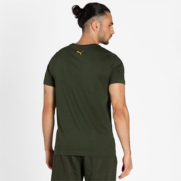 Graphic Men's Slim Fit T-Shirt, Forest Night, extralarge-IND