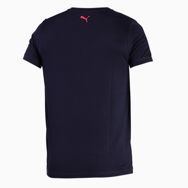 PUMA Graphic Men's Slim Fit T-Shirt, Peacoat, extralarge-IND