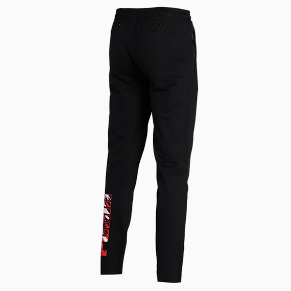 Mens Graphic 10 Slim Fit Pants, Puma Black, extralarge-IND
