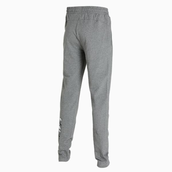 Mens Graphic 10 Slim Fit Pants, Medium Gray Heather, extralarge-IND