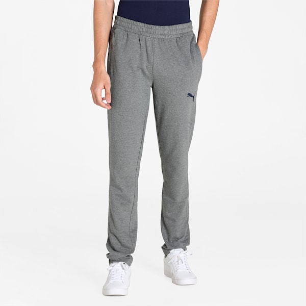 Mens Graphic 10 Slim Fit Pants, Medium Gray Heather, extralarge-IND