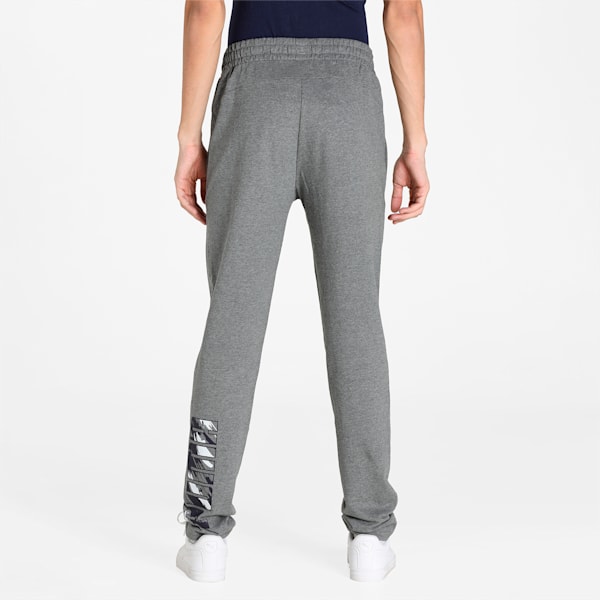 Mens Graphic 10 Slim Fit Pants, Medium Gray Heather, extralarge-IND