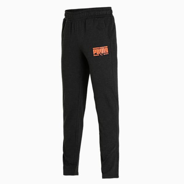 Graphic Men's Slim Fit Pants, Dark Gray Heather, extralarge-IND