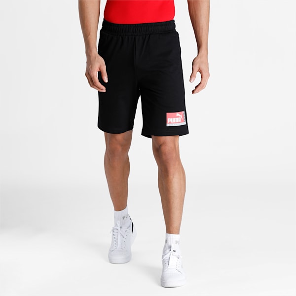 Graphic Men's Shorts, Puma Black, extralarge-IND