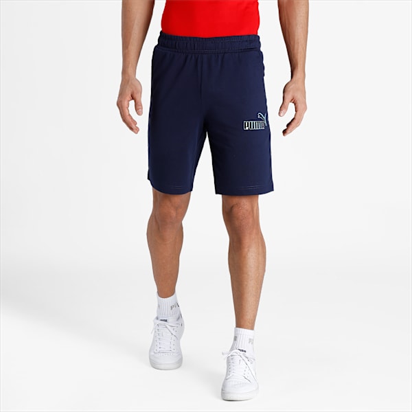 Graphic Men's Shorts, Peacoat, extralarge-IND