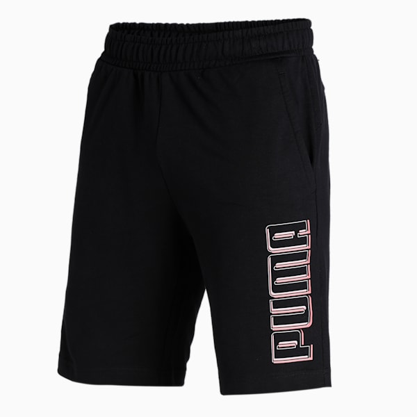 Graphic Men's Shorts, Puma Black, extralarge-IND