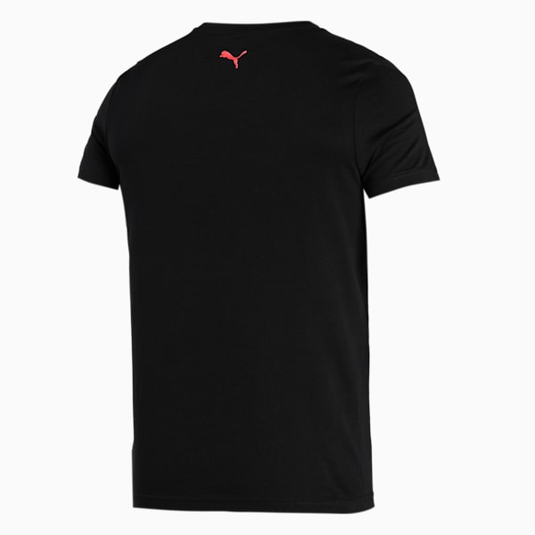 PUMA Graphic Men's Slim Fit T-Shirt, Puma Black, extralarge-IND