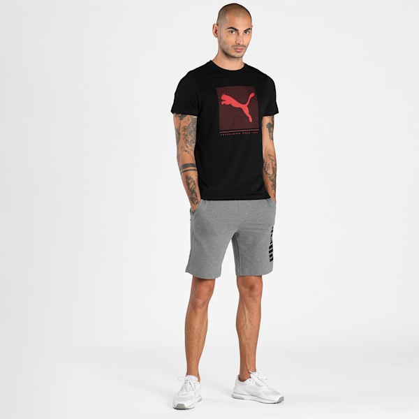 Graphic Men's Slim Fit T-Shirt, Puma Black, extralarge-IND