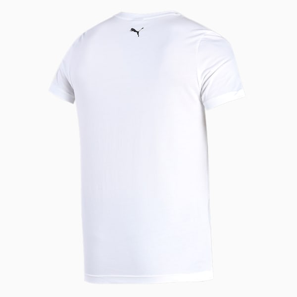 PUMA Graphic Men's Slim Fit T-Shirt, Puma White, extralarge-IND