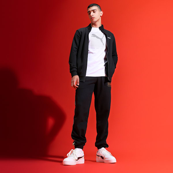 Graphic Men's Slim Fit T-Shirt, Puma White, extralarge-IND