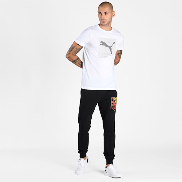 Graphic Men's Slim Fit T-Shirt, Puma White, extralarge-IND