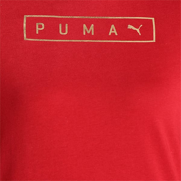 PUMA Graphic Women's Regular Fit T-Shirt, Red Dahlia, extralarge-IND