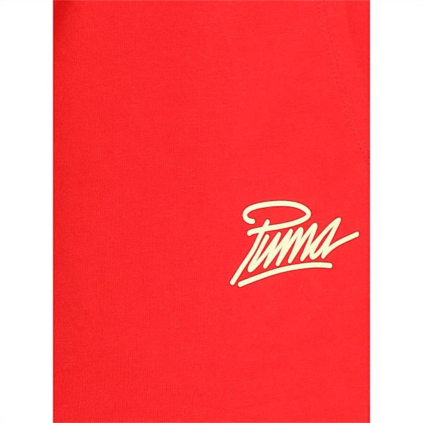 PUMA Graphic Women's Relaxed Fit Shorts, High Risk Red, extralarge-IND