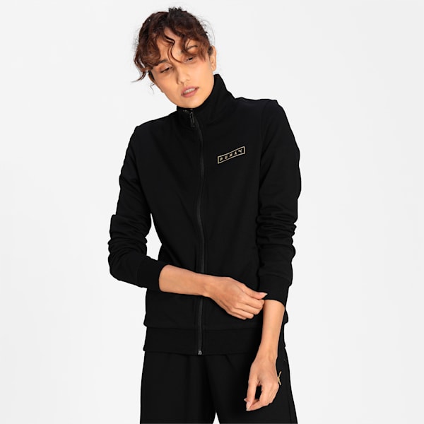 PUMA Women's Track Jacket, Puma Black, extralarge-IND