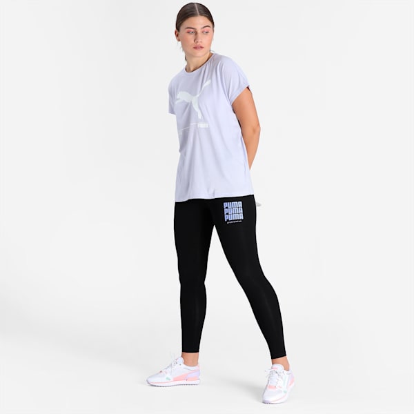 PUMA Graphic Women's Tights, Puma Black, extralarge-IND