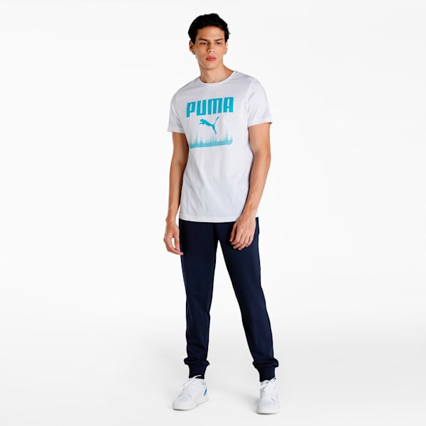 PUMA Graphic Box Women's Slim Fit T-Shirt, Puma White, extralarge-IND