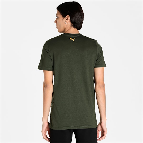 Graphic Men's Slim Fit T-Shirt, Forest Night, extralarge-IND