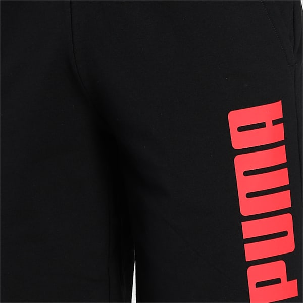 Graphic Men's Knitted Shorts, Puma Black, extralarge-IND