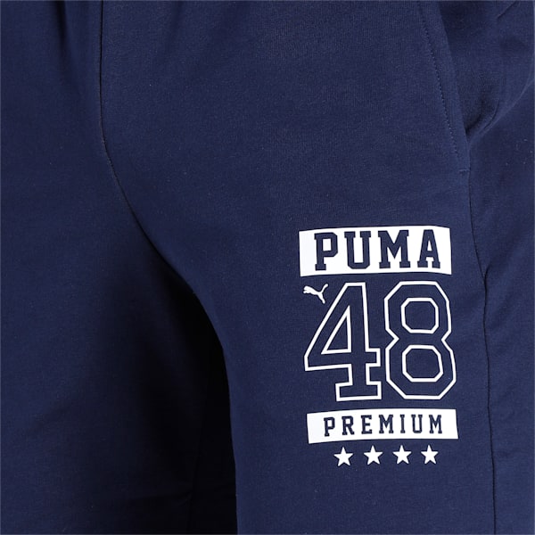 PUMA Graphic Men's Sports Shorts, Peacoat