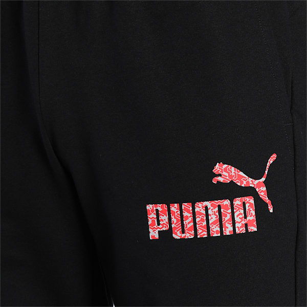 PUMA Graphic Men's Slim Fit Pants, Puma Black, extralarge-IND