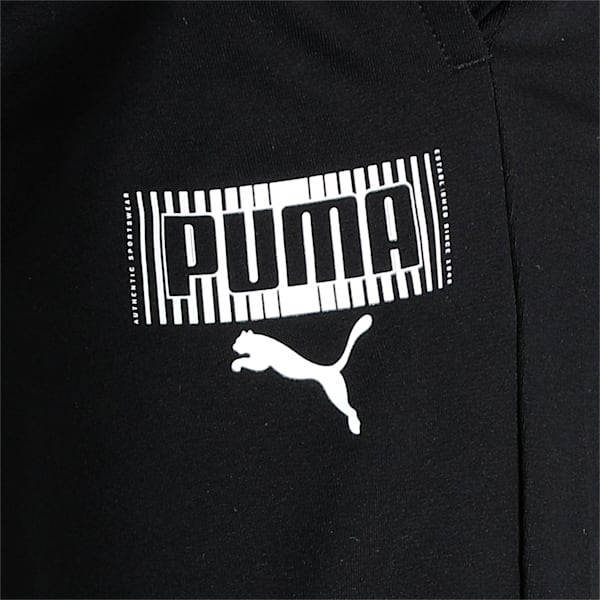 PUMA Graphic Men's Slim Fit Pants, Puma Black, extralarge-IND