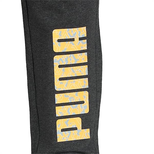 Graphic Men's Slim Fit Pants, Dark Gray Heather, extralarge-IND