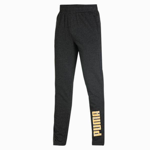 Graphic Men's Slim Fit Pants, Dark Gray Heather, extralarge-IND