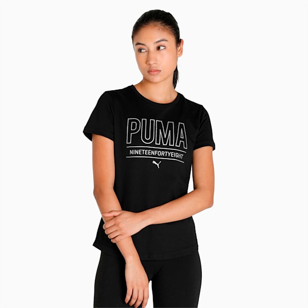 Graphic II Women's Regular Fit T-Shirt, Puma Black, extralarge-IND