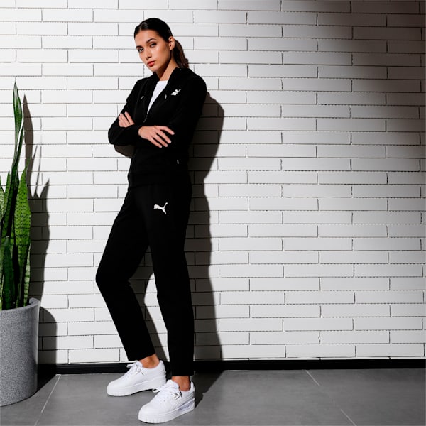 Graphic Women's Regular Fit Pants, Puma Black, extralarge-IND
