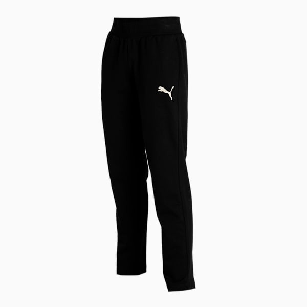 Graphic Women's Regular Fit Pants, Puma Black, extralarge-IND
