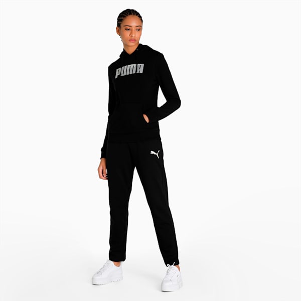 Graphic Women's Regular Fit Pants, Puma Black, extralarge-IND