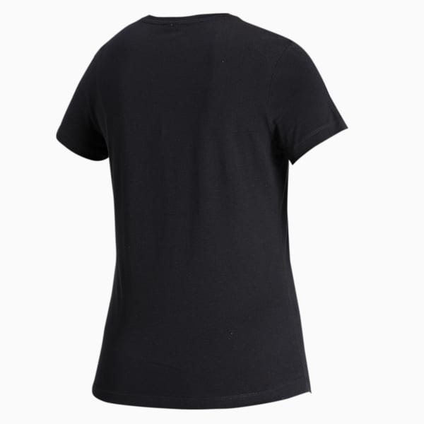 Graphic Women's Regular Fit T-Shirt, Puma Black, extralarge-IND