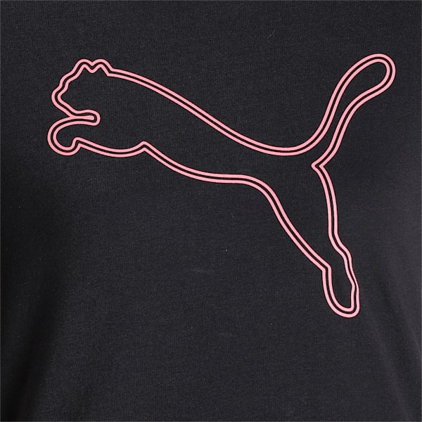 Graphic Women's Regular Fit T-Shirt, Puma Black, extralarge-IND