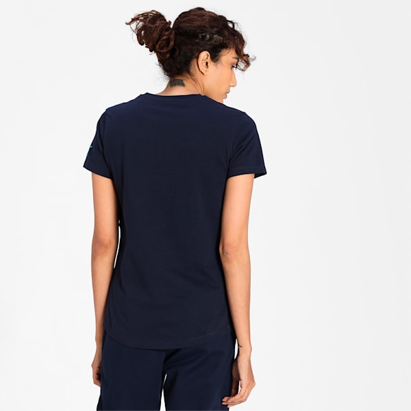 Graphic Women's Regular Fit T-Shirt, Peacoat, extralarge-IND