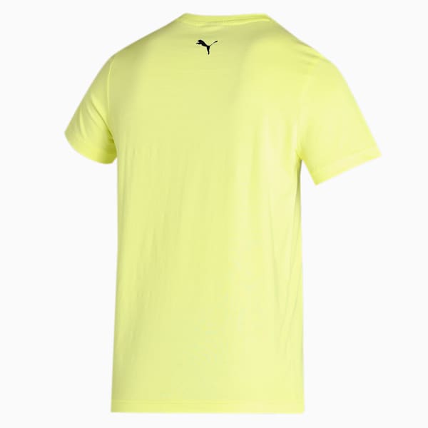 Double Logo Men's Slim Fit T-Shirt, Lemon Sherbert, extralarge-IND