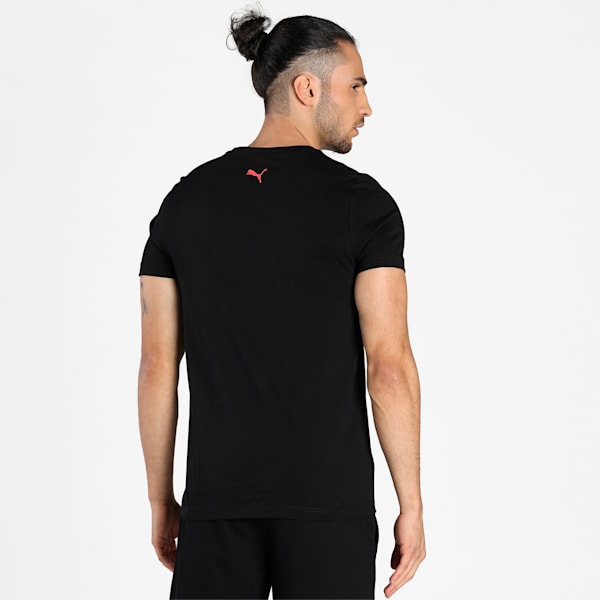 Graphic Men's Slim Fit T-Shirt, Puma Black, extralarge-IND