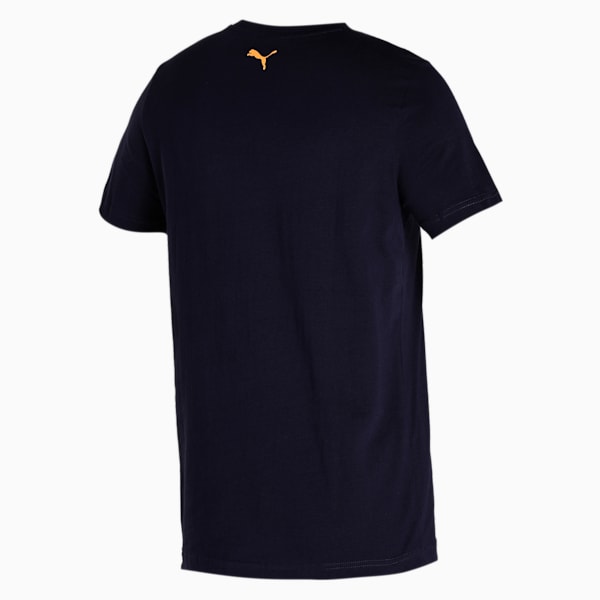 PUMA Graphic Men's Slim Fit T-Shirt, Peacoat, extralarge-IND