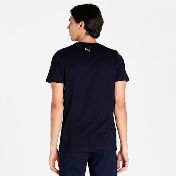 PUMA Graphic Men's Slim Fit T-Shirt, Peacoat, extralarge-IND