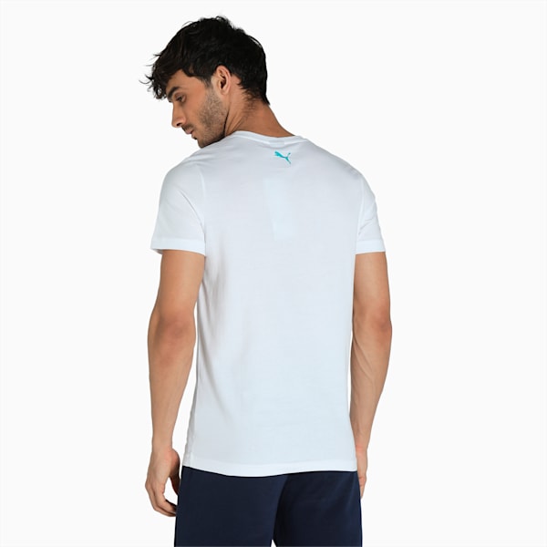 PUMA Graphic Men's Slim Fit T-Shirt, Puma White, extralarge-IND