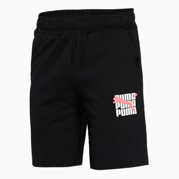 Graphic Men's Shorts, Puma Black, extralarge-IND