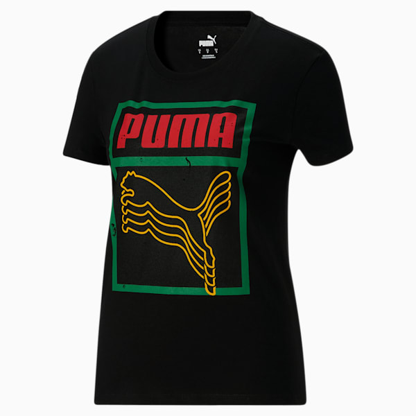 Black History Month Women's Tee, Puma Black, extralarge