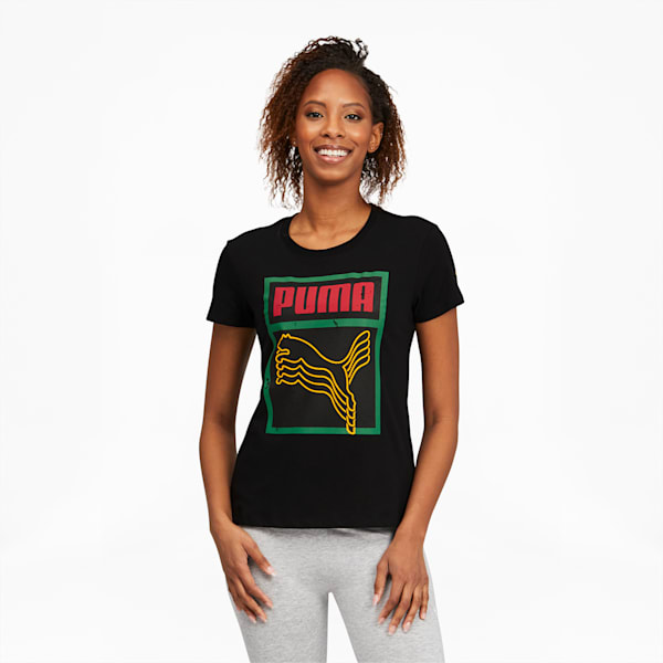 Black History Month Women's Tee, Puma Black, extralarge