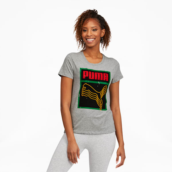 Black History Month Women's Tee, Light Gray Heather, extralarge